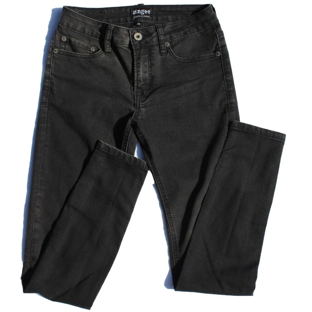 Umgee Women's Slim Fit Black Jeans Size 26
